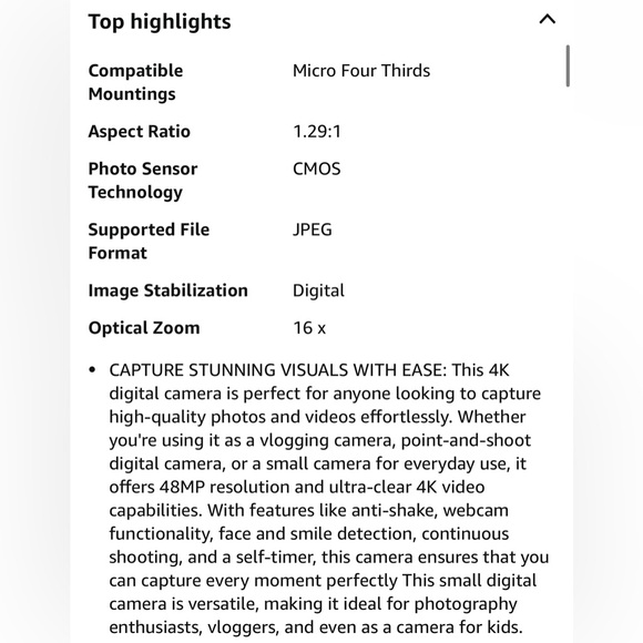 4K Digital Camera - Picture 7 of 12